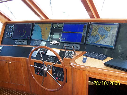 Furuno NavNetVx2 systems, Furuno CH250BB Sonar finished console